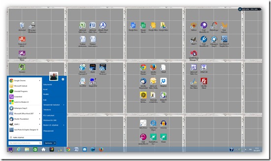 Työpöytä 8.1 kuin ennen