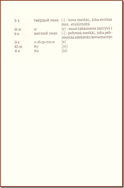 Venäjän kielen aakkoset 02